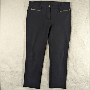 Chico's So Slimming Stretch Ankle/Cropped‎ Pant Black Size 0.5 (Sm 6)